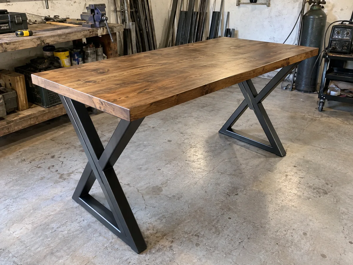 Proyecto de metal + madera