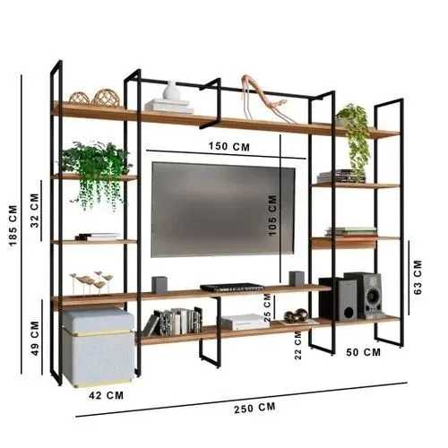 Mueble mural modular: proyecto terminado